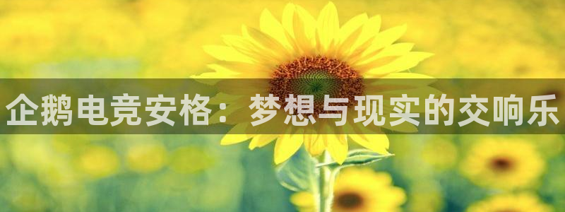 一竞技官网地址：企鹅电竞安格：梦想与现实的交响乐