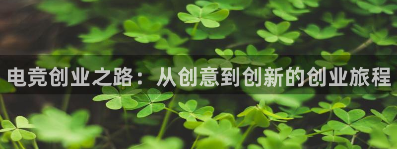 一竞技官网：电竞创业之路：从创意到创新的创业旅程