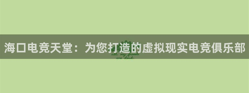一竞技官网下载：海口电竞天堂：为您打造的虚拟现实电竞俱乐部
